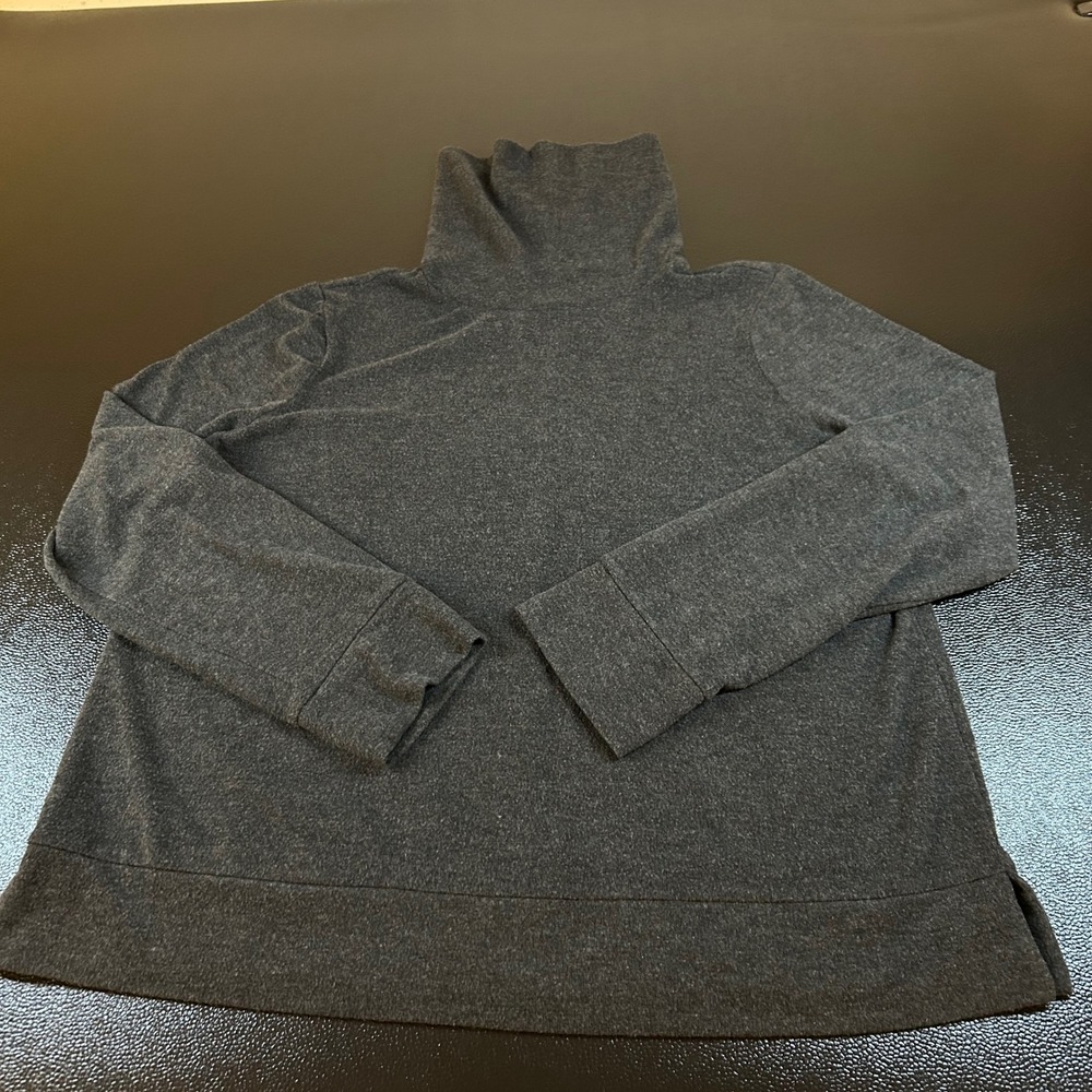 Lou & Grey Turtleneck Pullover Top Casual Comfy Everyday Gray Womens Extra Large